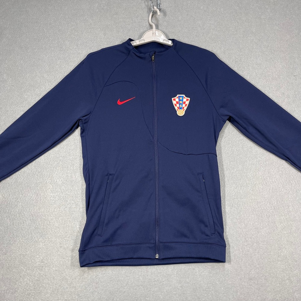 Croatia Jacket Mens Small Navy Blue Nike National Football Team Hrvatska Vatreni